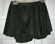 Danskin Girl's Black Dance Skirt Large 10/12 T33scj