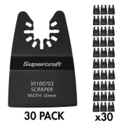 Supercraft Multi Tool Scraper Blade 50mm - 30 PACK