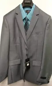 NEW BOY'S TAZIO 3 PIECE FLEX FIT SUIT (INCLUDES SHIRT & TIE)