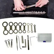 17x Saxophone Repair Tool Spring Hook Key Cover Saxophone Cleaning Kit