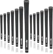 Karma Velour Golf Grips for Men, Women, Juniors, 13 Pack Undersize, Standard, Midsize, Oversize, & Jumbo High-Performance Replacement Golf Club Grips, Choose 6 Colors with or without Grip Tape