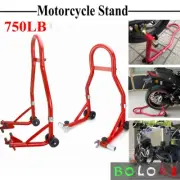 Motorcycle Bike Stand Front Rear Forklift Spoolift Paddock Swingarm Lift -750LB