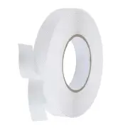 Rubber Grip Tape, 1" x 49.2 ft Diamond Adhesive Grip Tape (White)