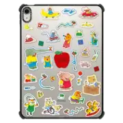 iPad Air 11-inch (M2/M3) iPad Impact Case Richard Scarry Busy World Sticker Tablet Case