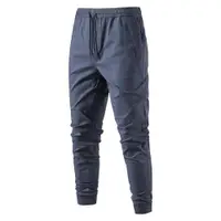 在飛比找ETMall東森購物網優惠-Men Elastic Cargo Cotton Pants