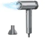 Hair Dryer Ionic Blow Dryer Professional High-Speed Hairdryer 110000RPM - Gray