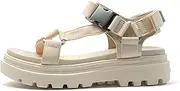 [Palladium] Women's Pallacruise Strap Vegan Sandal, Sand, 8.5