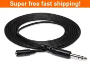 Hosa MHE-325 3.5mm TRS Female to 1/4-inch TRS Male Extension Cable - 25 foot-NEW