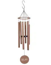 Evergreen AVRIA Wind chimes Relax 36” Laser Etched Hand Tuned Scale E