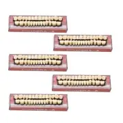 5 Sets/140Pcs Denture Acrylic Resin False Teeth Size 23# Color A3 Tooth Dental