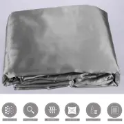 Elegant Cosy Bedding Set Pillow Case and Sheet Set - 4pcs - King Size - Grey