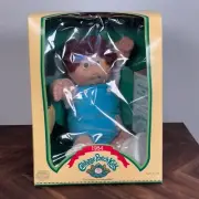 Vintage Coleco Cabbage Patch Kids Boy Doll Auburn Hair Brown Eyes In Box 1984