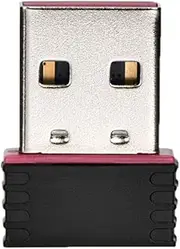 XUMIUZIY 2.4GHz 600Mbps Wireless Mini WLAN USB Adapter.Black Interface Card/Adapter for XP/7/8/10 & for MAC/OS.