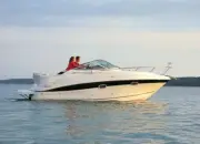 6.25oz SEMI-CUSTOM BOAT COVER FOR SEA RAY 24 SORRENTO CUDDY BOWRAILS I/O 1987-91