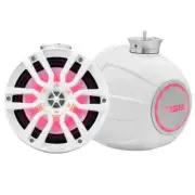 DS18 NXL-PS8 HYDRO 8" Pod 375W Speaker with Integrated RGB LED Lights (Pair) WHI