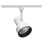 Juno Lighting Track Lighting Head,Step,Wht/Blk,4 3/8in R512 BLB WH Juno Lighting