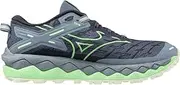 [Mizuno] Wave Mujin 10 Women's Trail Shoes - 41, Dark Grey, Grey, Light Green, 41 EU