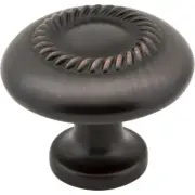 Oil Rubbed Bronze Kitchen Cabinet Rope Knob Vanity Knobs Drawer Pulls Z118-DBAC