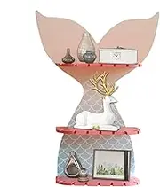 3 Tier Wall Shelf, 3-Tiered Wooden Floating Shelf Floating Shelves Storage Stand, Farmhouse Wood Shelves Wall Decorations for Bathroom, Living Room, Bedroom and Kitchen
