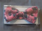 Patriotic Red White Blue Bowtie Stars Stripes Formal Tuxedo Pre-Tied NEW!