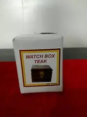 Watch Box Teak. Magic. Tricks. Illusion.