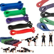 Resistance Loop Bands Elastic Band Equipment Gum for Gym Fitness Training LOT