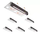 CLOUDY BAY [6 Pack] 7 Inch 12V-15 VAC/DC Low Voltage Hardscape Lighting Paver...