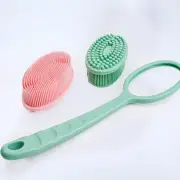 Massager Hair Scalp Body Scrubber Shower Cleaning Pad Bath Brush Skin Cleaner