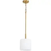 Quorum International 3307-47 Rutherford Pendant Brushed Brass