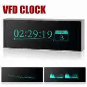 Aluminum VFD Music Audio Spectrum Indicator Display / VU Meter /Precision Clock