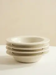 [LOUISE ROE] LOUISE ROE - + Sophia Roe S.r Collection Set Of Four Large Ceramic Bowls - Off-white - One size One size Off-white