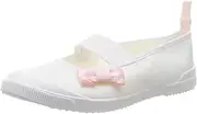 AngelSmile(エンジェルスマイル) [Angel Smile] JORS2016002-2 Jolicom Ankuru x Angel Smile Royal School Collaboration Decoration Shoes Pink Ribbon 20.0 cm JORS2016002-2 Girls White