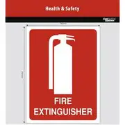 Fantastic Stickers Fire Extinguisher Sign 25cm - B-FB25-HSF-FE