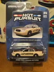 Greenlight Hot Pursuit 2008 Ford Crown Victoria Vanderburgh County Sheriff