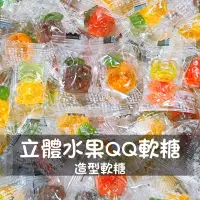在飛比找蝦皮購物優惠-現貨 立體水果QQ軟糖 小熊軟糖 水果軟糖 造型糖果 造型軟