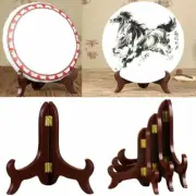 Decor High End Wooden Bracket Plate Holder Display Stand Picture Frame Holder
