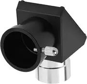 1.25 Diagonal Adapter, 90 Degree Inverted Image Prism Mirror for Telescope, Zenith Diagonal Mirror for 1.25in Eyepiece and Telescope Focuser