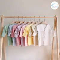 在飛比找momo購物網優惠-【YOUrs 優兒思】新生兒好棉衣 睡衣 和尚服 內衣(台灣