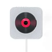 Cd Player With Bluetooth Home Audio Boombox With Remote Control Fm Radio Built-In Hifi Speakers Cd Player White