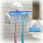 LUD 5 Set Home Bathroom Toothbrush SpinBrush Suction Holder