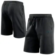 NFL Shorts Carolina Panthers Primary Fleece Logo Shorts Black