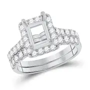 1 1/4CTW-Diamond SM 1CT-CEM BRIDAL SET