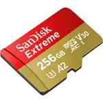 SANDISK EXTREME 256GB MICROSDXC A2 SWITCH UHS-I V30 記憶卡