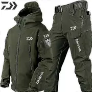 Men's Tactical Windproof Waterproof Jacket Special Forces Soft Shell Fishing Suit Men's Army Combat Pants Men's Fishing Jackets xL Suits 01