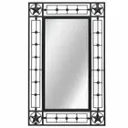 Wall Mirror Rectangular 50x80 cm Black vidaXL