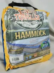 Byer of Maine Easy Traveller Hammock Blue, Lightweight, Compact, 275 lb limit