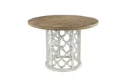 DA Lattice Solid Timber Round Dining Table