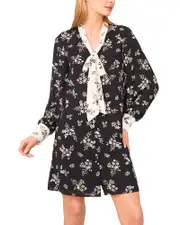 CeCe Tie Neck Dress