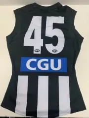 COLLINGWOOD MAGPIES AFL PLAYER MATCH ISSUE HOME OFFICIAL #45 JUMPER PENDLEBURY