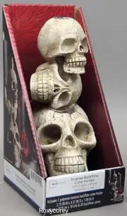 Mainstays Stacked Skulls Incense Backflow Cone Holder w/Dragon’s Blood Backflow